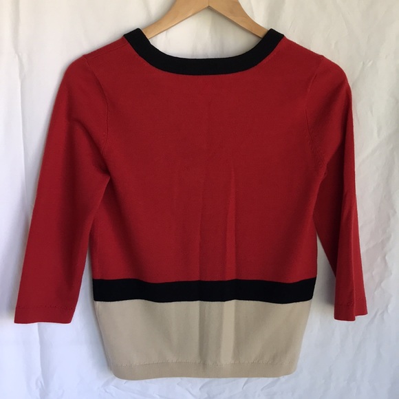Kate Spade Wool Cardigan 3/4 sleeve - Picture 2 of 7